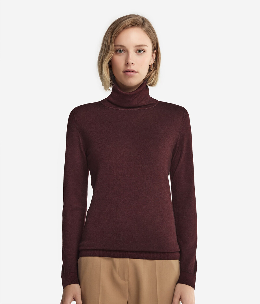 ultrafeiner kaschmir-rollkragenpullover