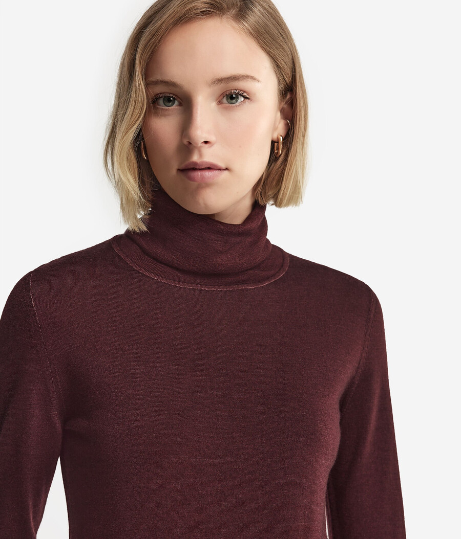 ultrafeiner kaschmir-rollkragenpullover