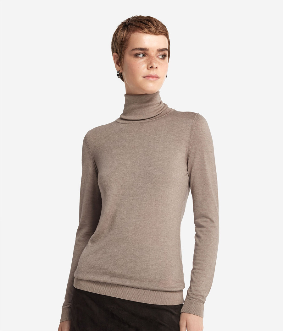 ultrafeiner kaschmir-rollkragenpullover