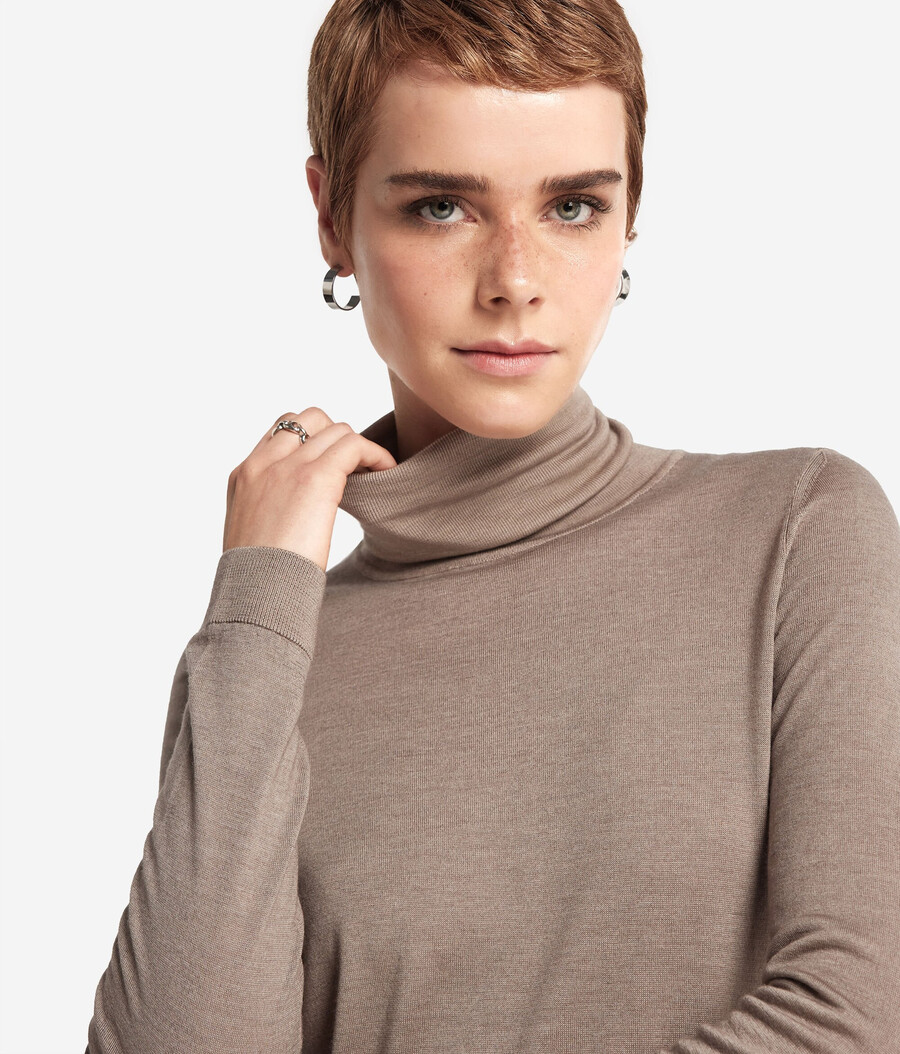 ultrafeiner kaschmir-rollkragenpullover