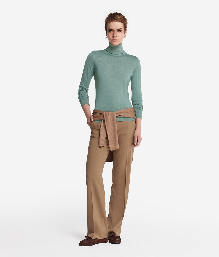 ultrafeiner kaschmir-rollkragenpullover