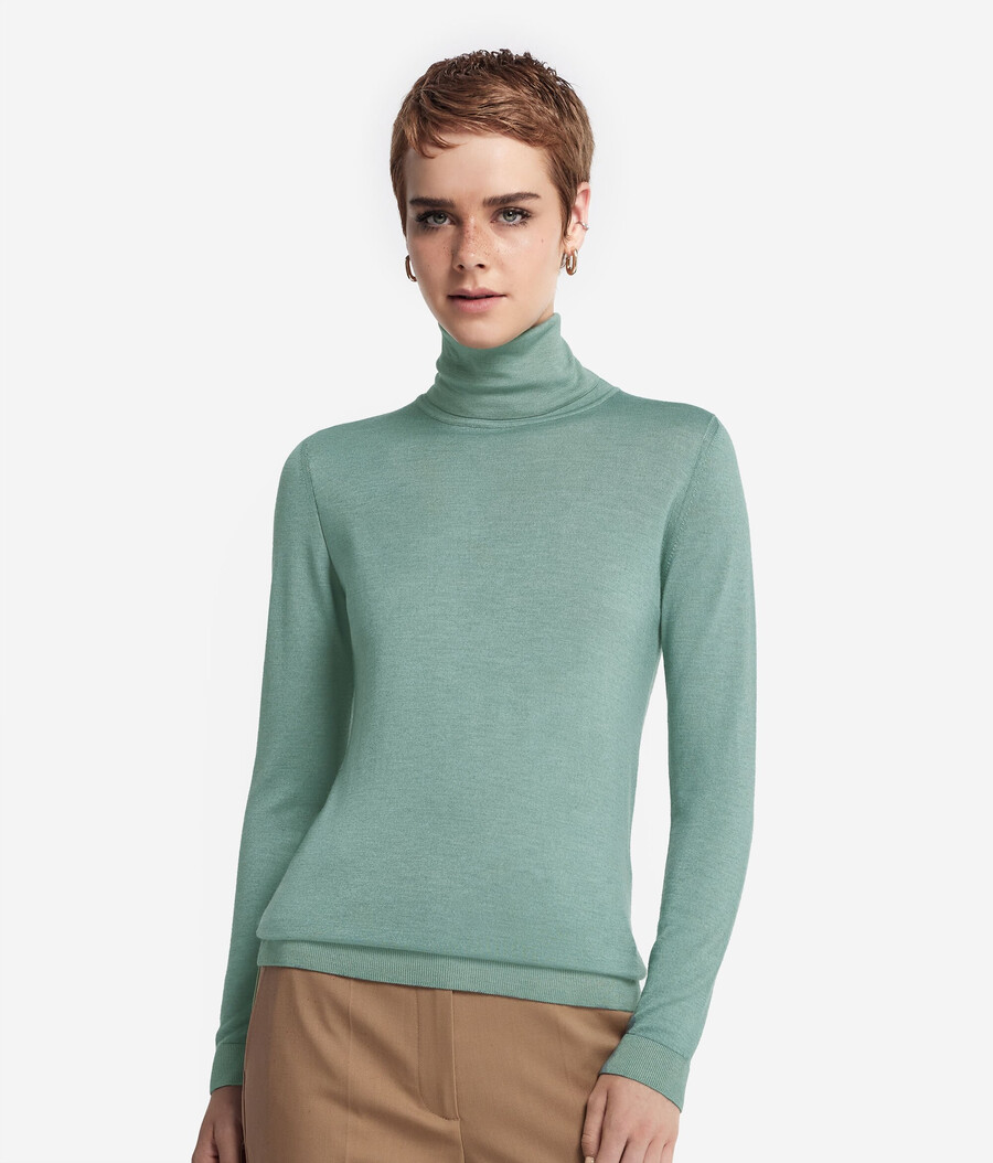 ultrafeiner kaschmir-rollkragenpullover
