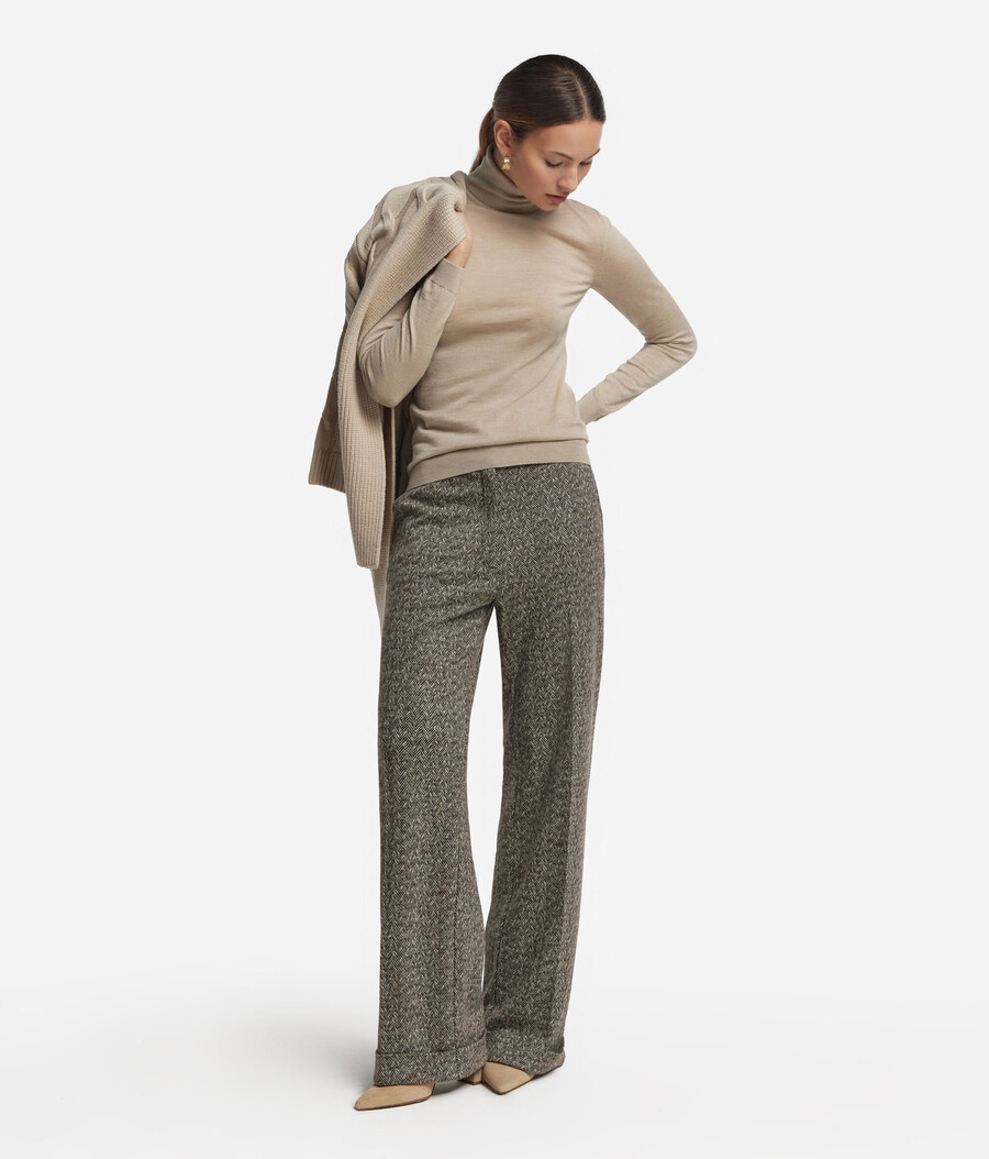 ultrafeiner kaschmir-rollkragenpullover