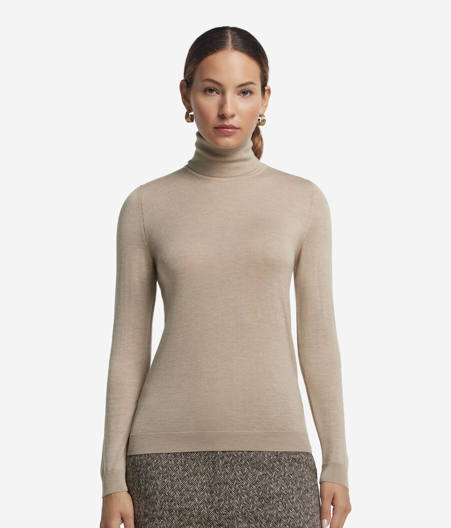 ultrafeiner kaschmir-rollkragenpullover