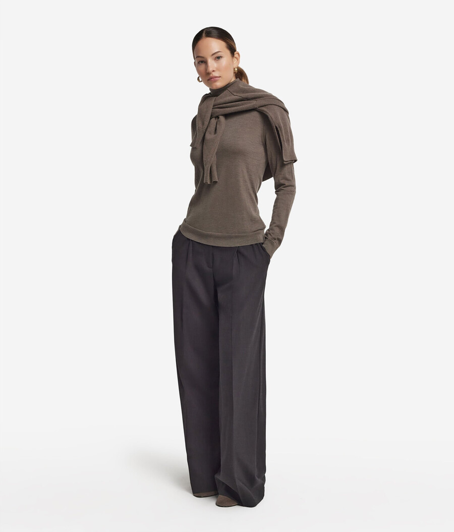 ultrafeiner kaschmir-rollkragenpullover