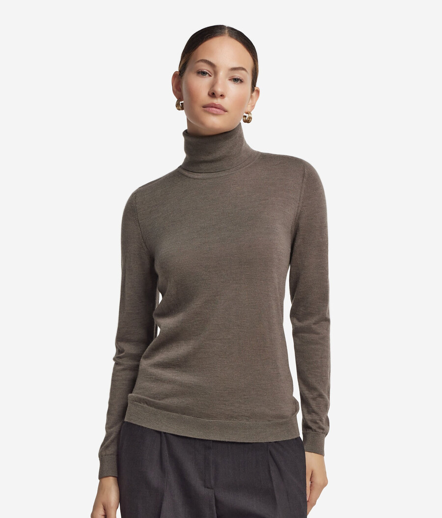 ultrafeiner kaschmir-rollkragenpullover