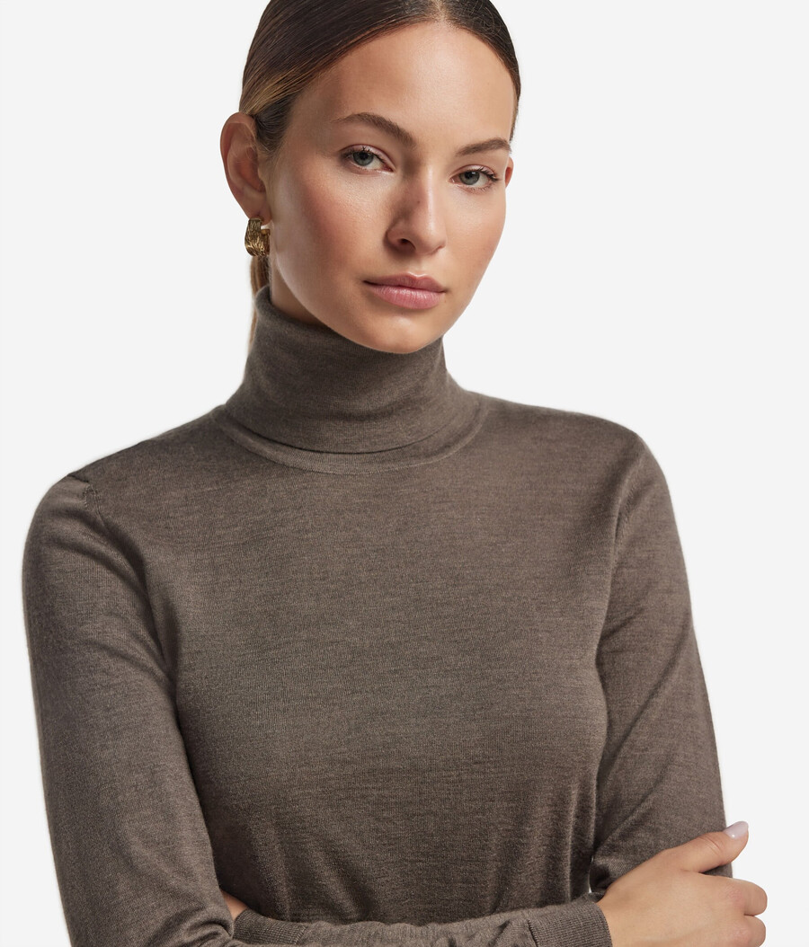 ultrafeiner kaschmir-rollkragenpullover