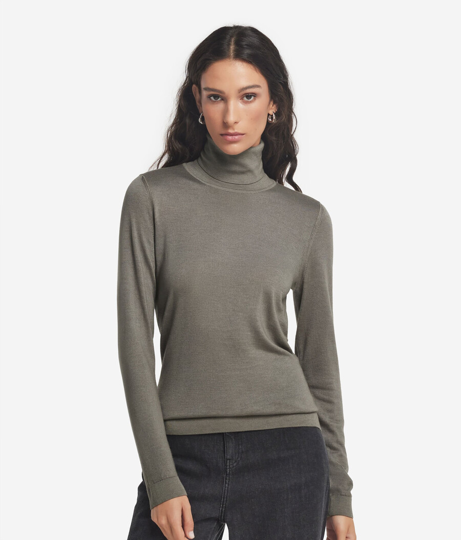 ultrafeiner kaschmir-rollkragenpullover