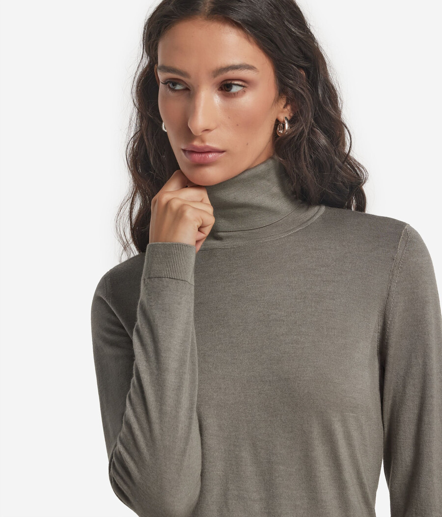 ultrafeiner kaschmir-rollkragenpullover