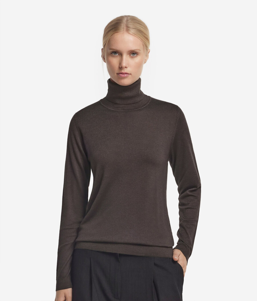 ultrafeiner kaschmir-rollkragenpullover