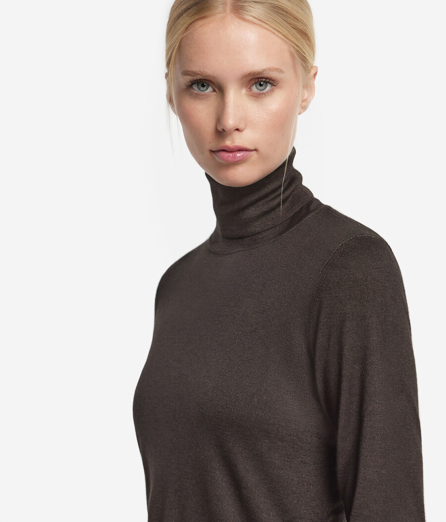 ultrafeiner kaschmir-rollkragenpullover