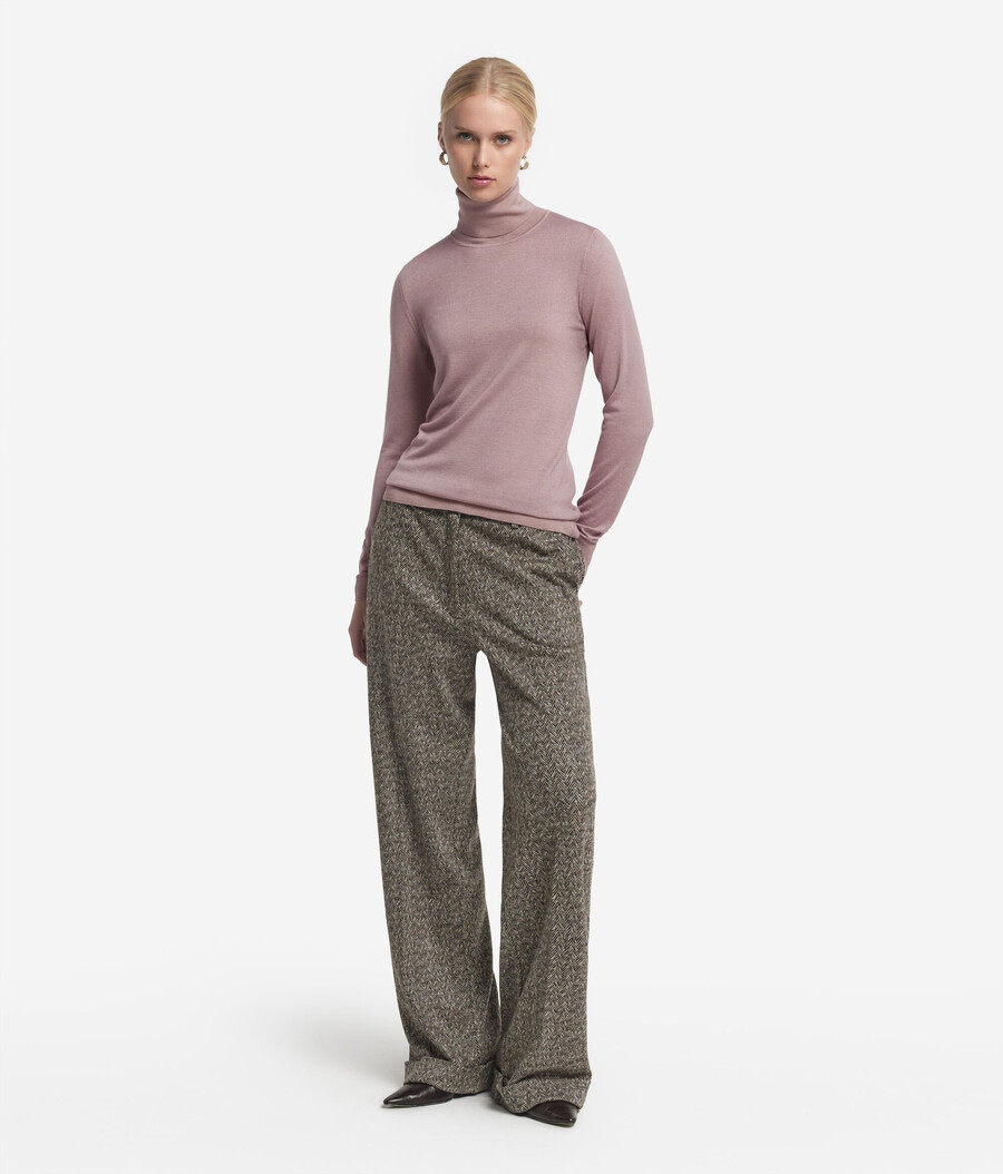 ultrafeiner kaschmir-rollkragenpullover