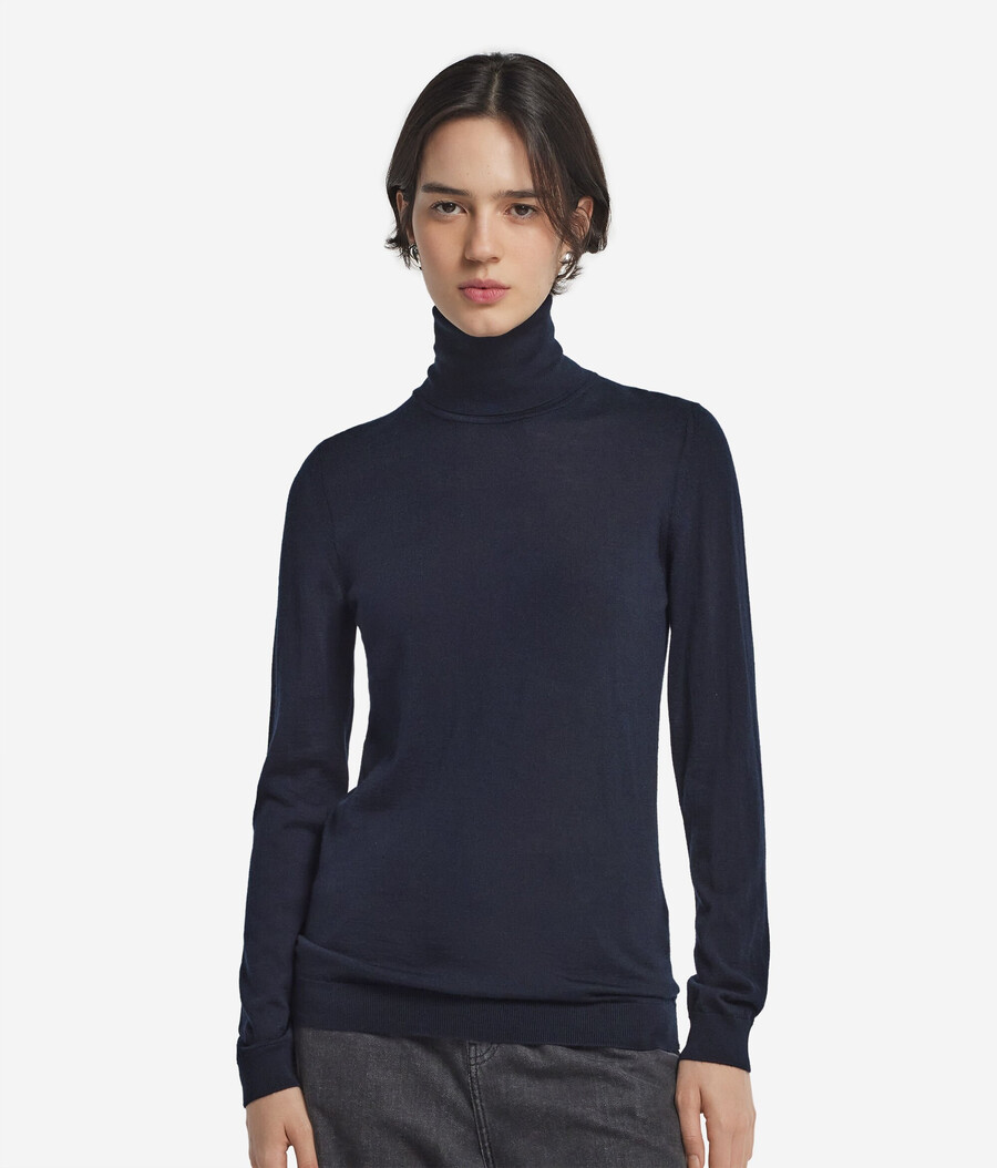 ultrafeiner kaschmir-rollkragenpullover