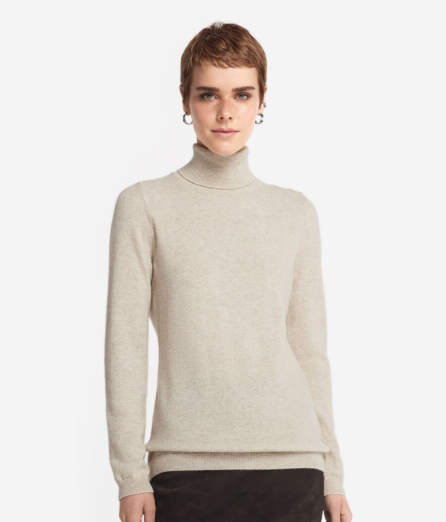 ultraweicher kaschmir-rollkragenpullover