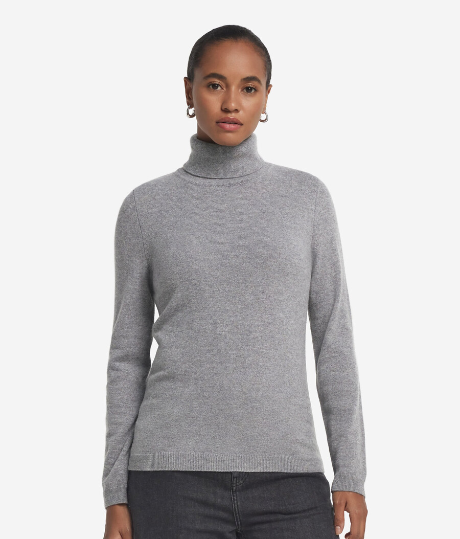 ultraweicher kaschmir-rollkragenpullover
