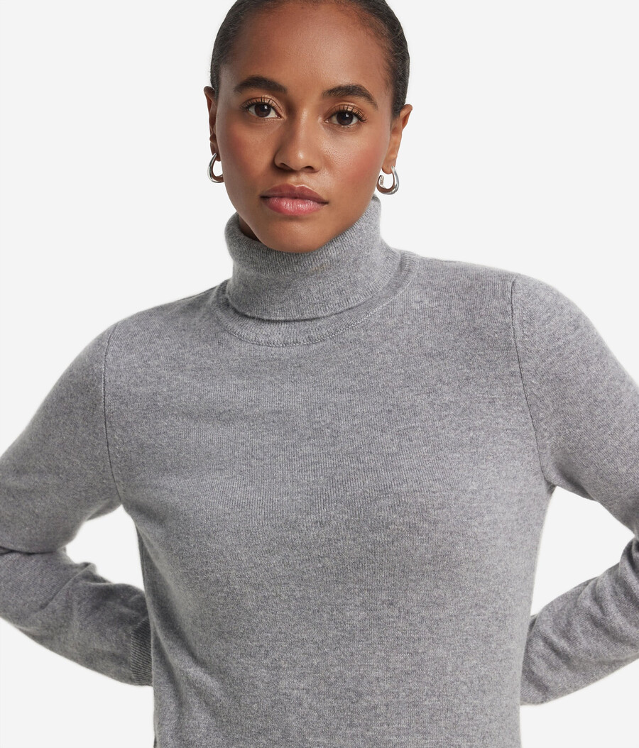 ultraweicher kaschmir-rollkragenpullover