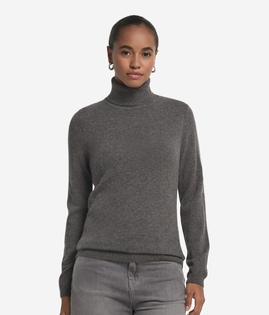 ultraweicher kaschmir-rollkragenpullover