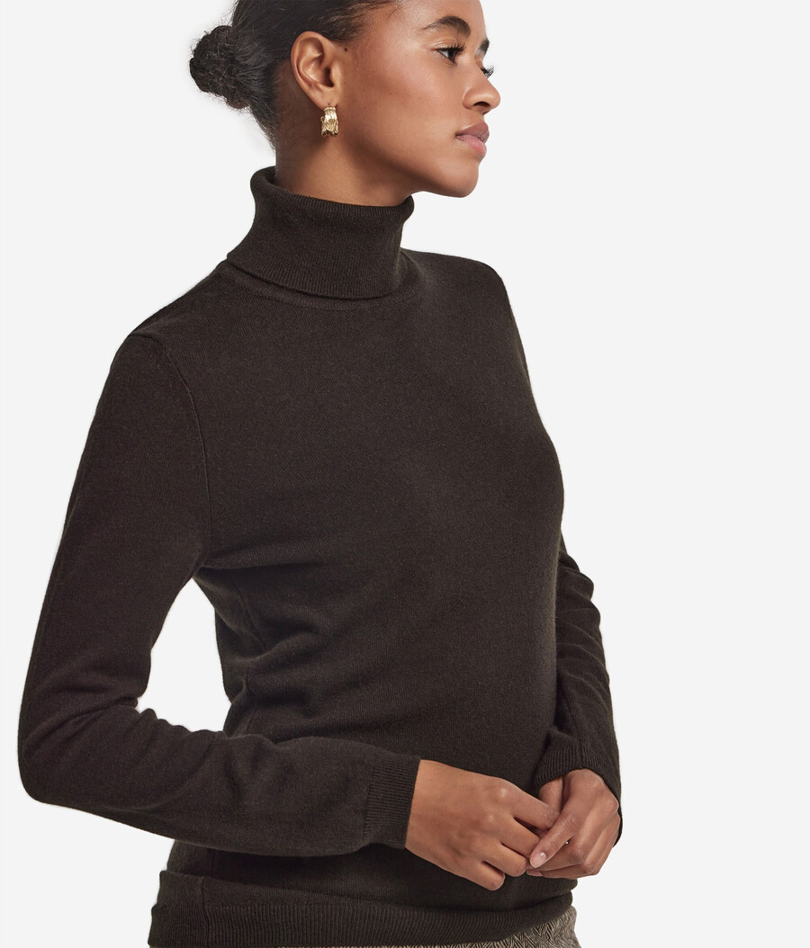 ultraweicher kaschmir-rollkragenpullover