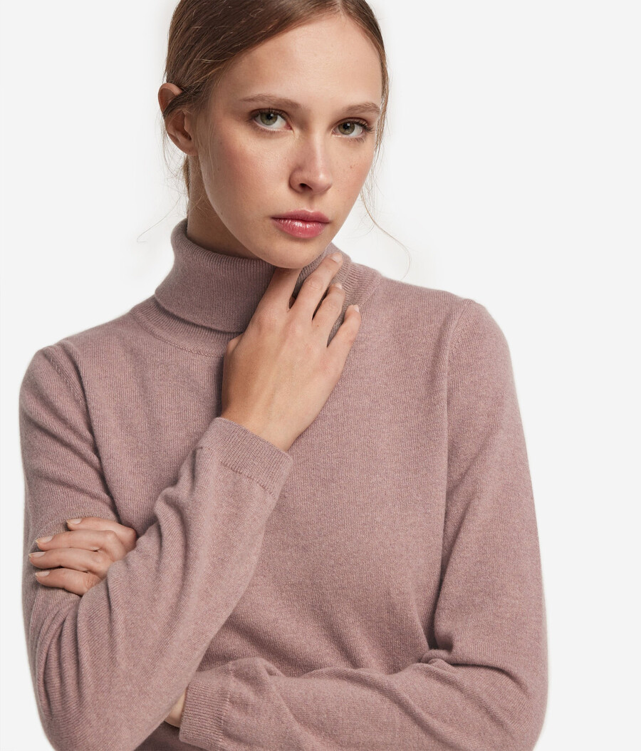 ultraweicher kaschmir-rollkragenpullover