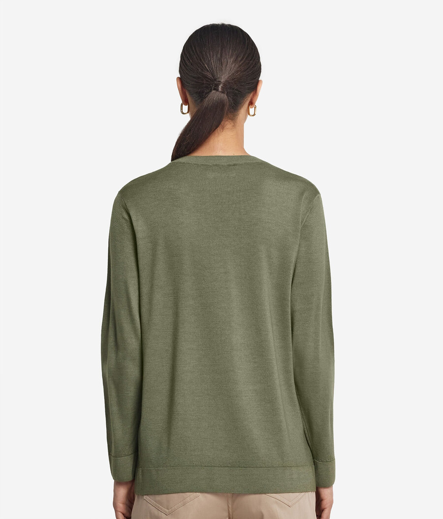 ultrafeiner kaschmirpullover mit v-ausschnitt