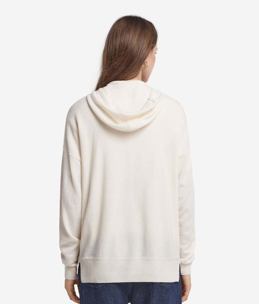 kapuzenpullover aus ultraweichem kaschmir