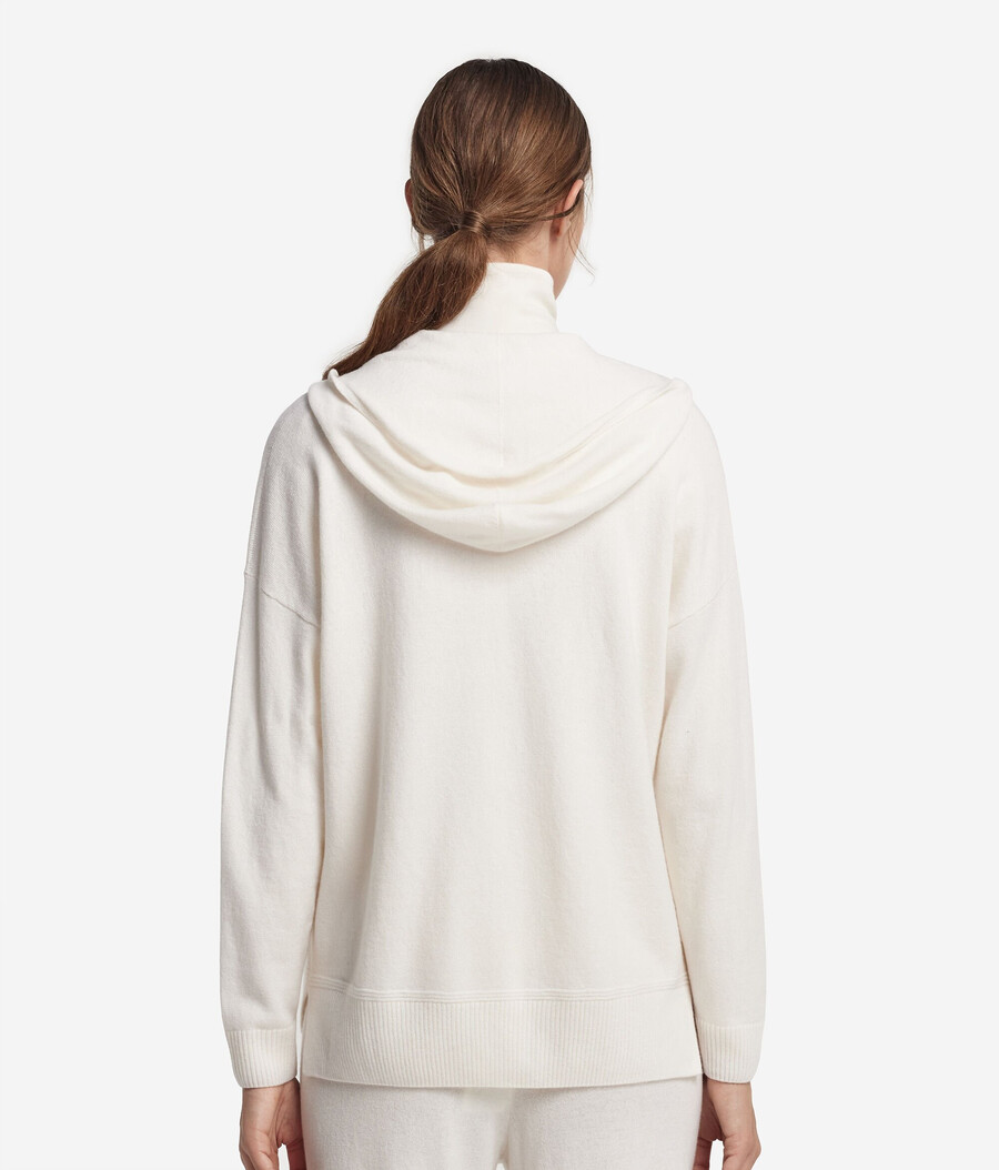 kapuzenpullover aus ultraweichem kaschmir
