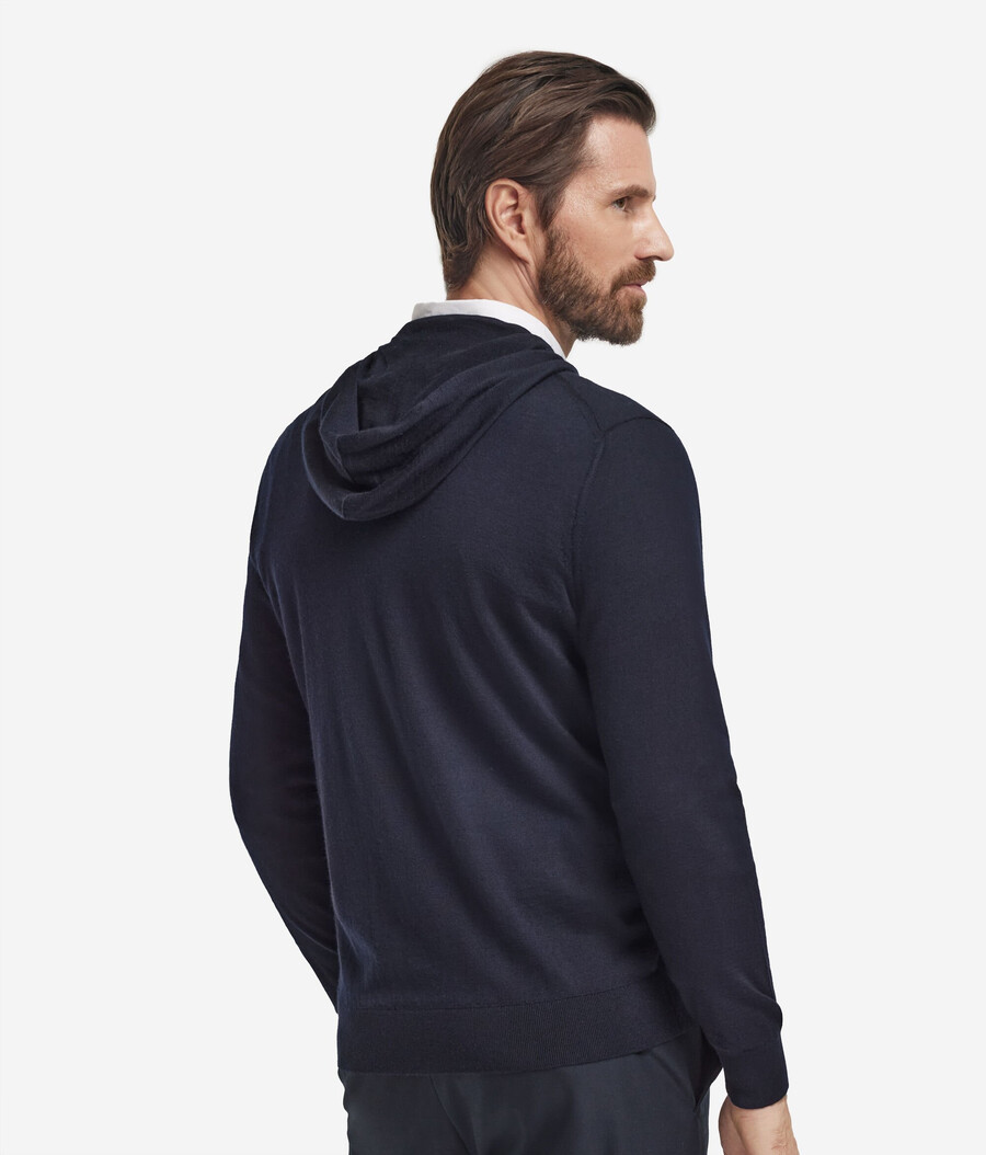 kapuzenpullover aus ultrafeinem kaschmir