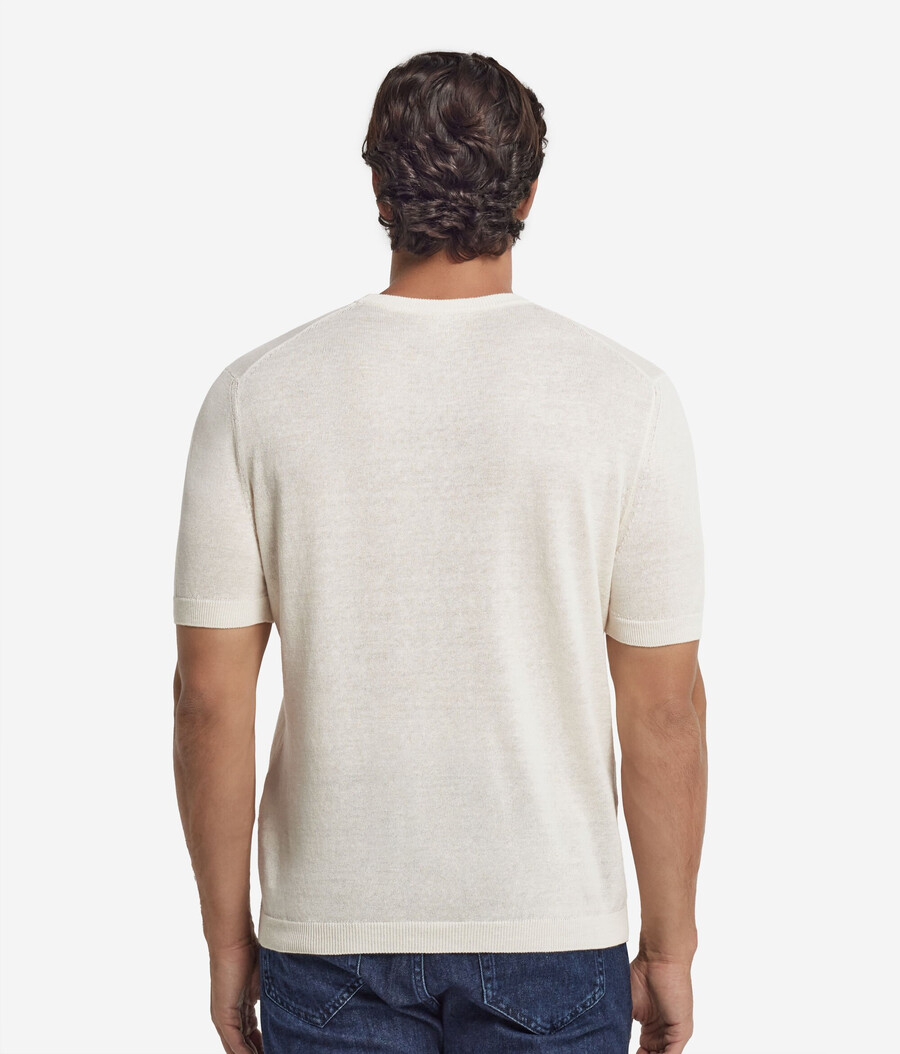baumwoll-leinen-t-shirt