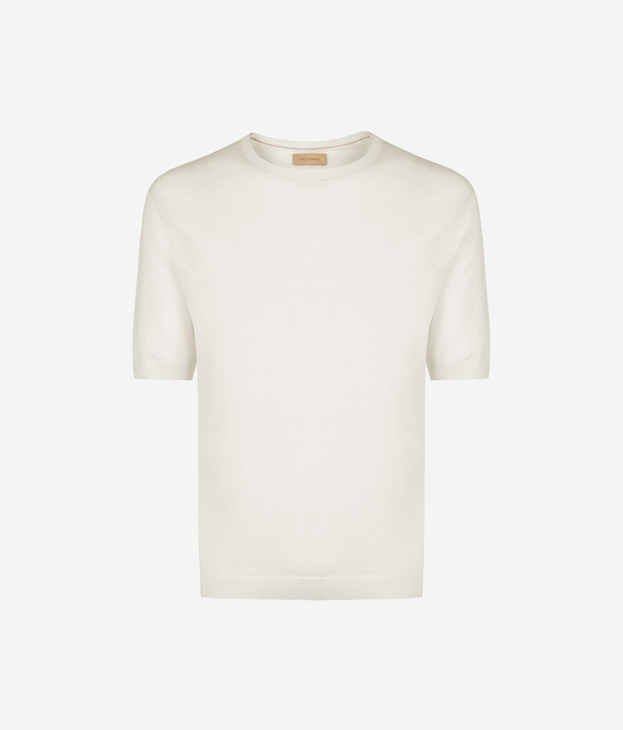 baumwoll-leinen-t-shirt