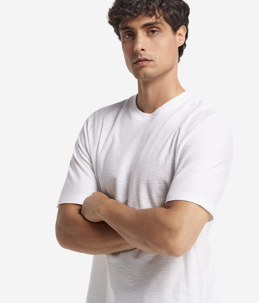 kurzärmeliges t-shirt mit drehnaht