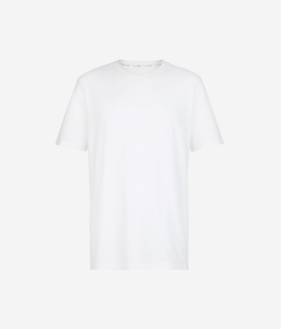 kurzärmeliges t-shirt mit drehnaht