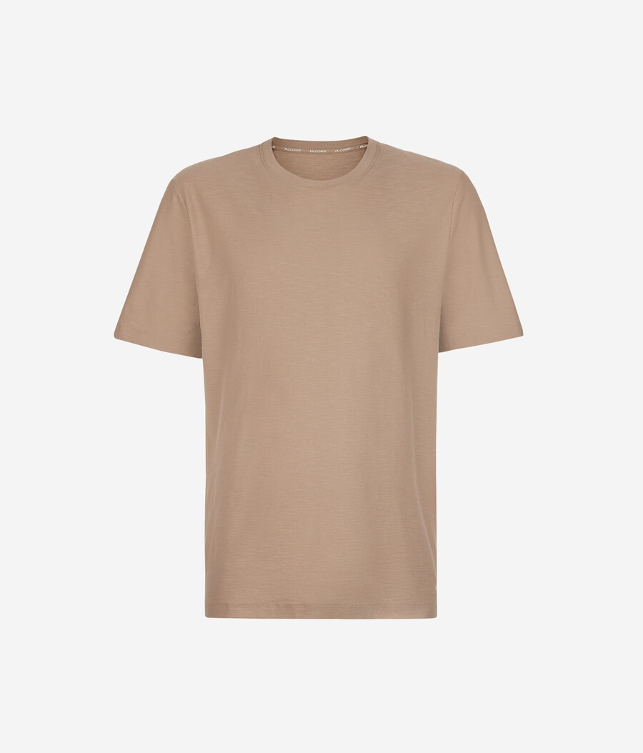 kurzärmeliges t-shirt mit drehnaht