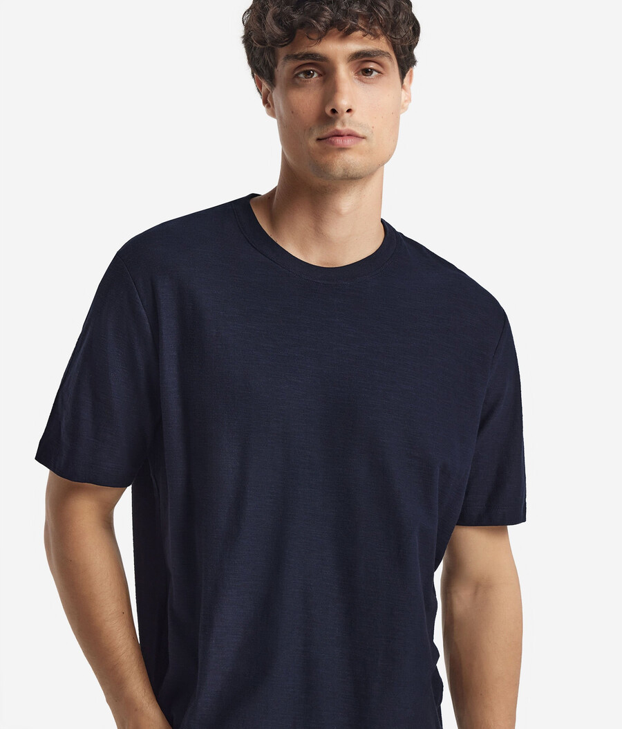 kurzärmeliges t-shirt mit drehnaht