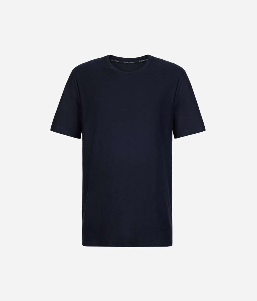 kurzärmeliges t-shirt mit drehnaht