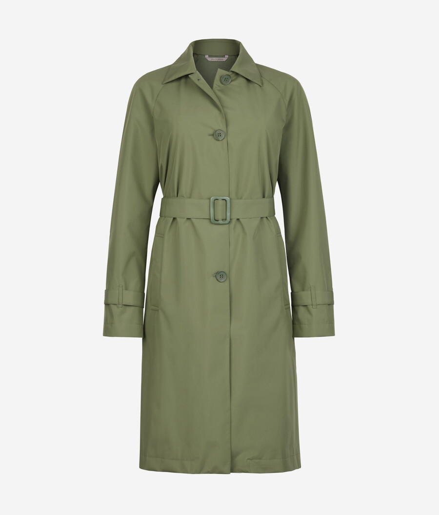 langer technischer trenchcoat
