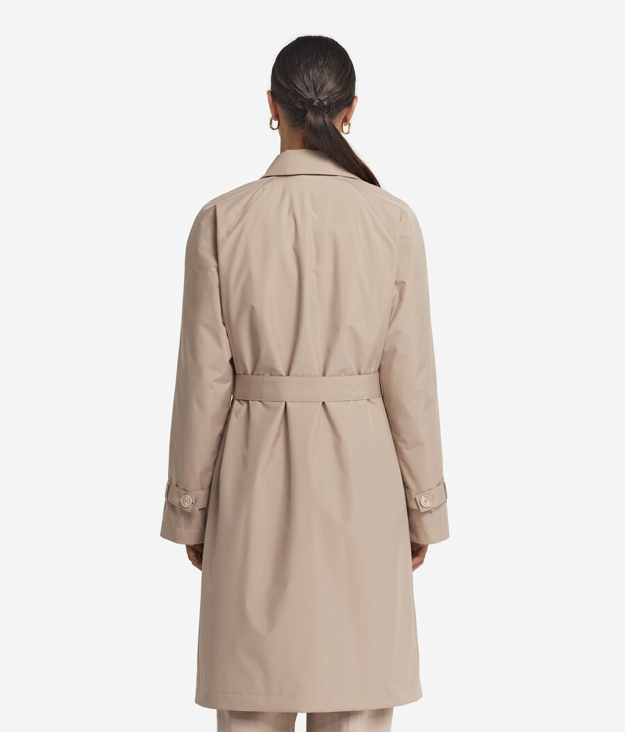 langer technischer trenchcoat