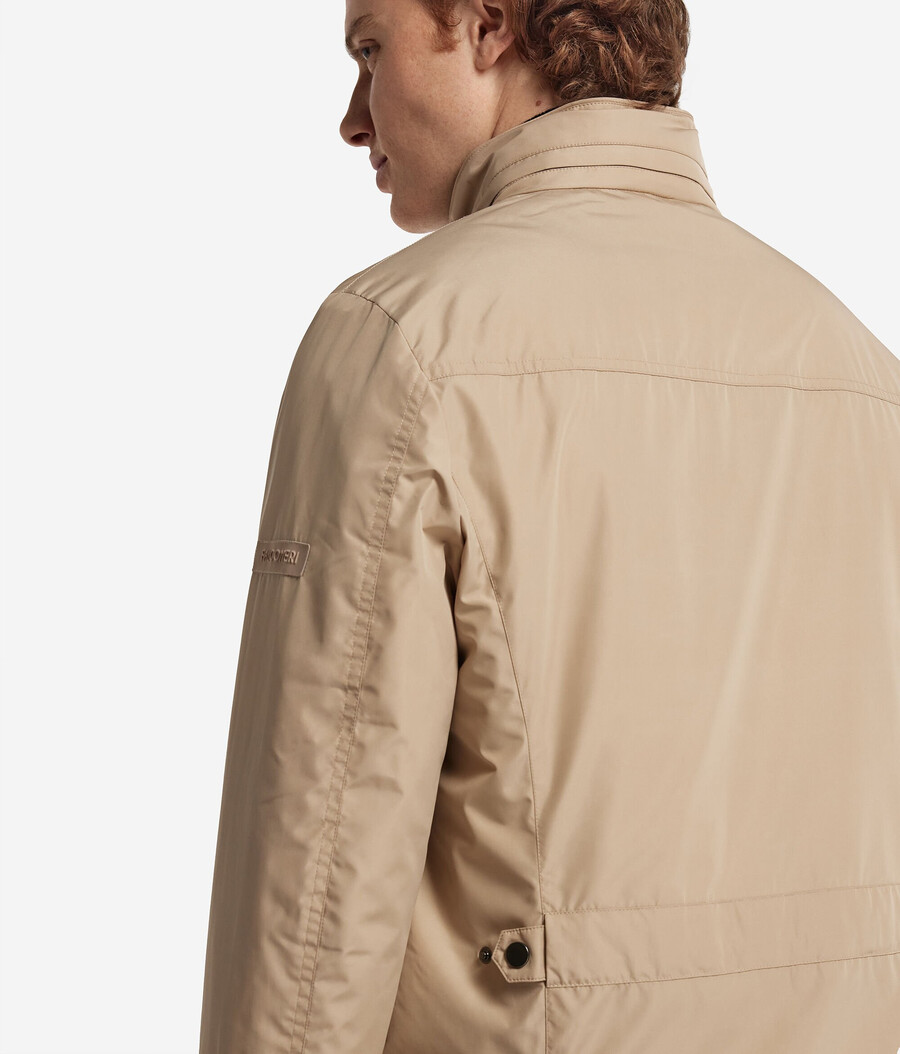 safarijacke aus kaschmir-funktionsgewebe