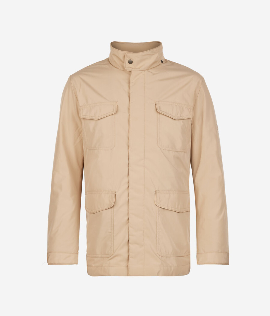 safarijacke aus kaschmir-funktionsgewebe