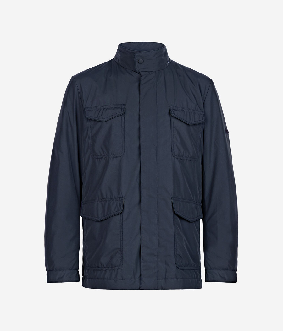 safarijacke aus kaschmir-funktionsgewebe