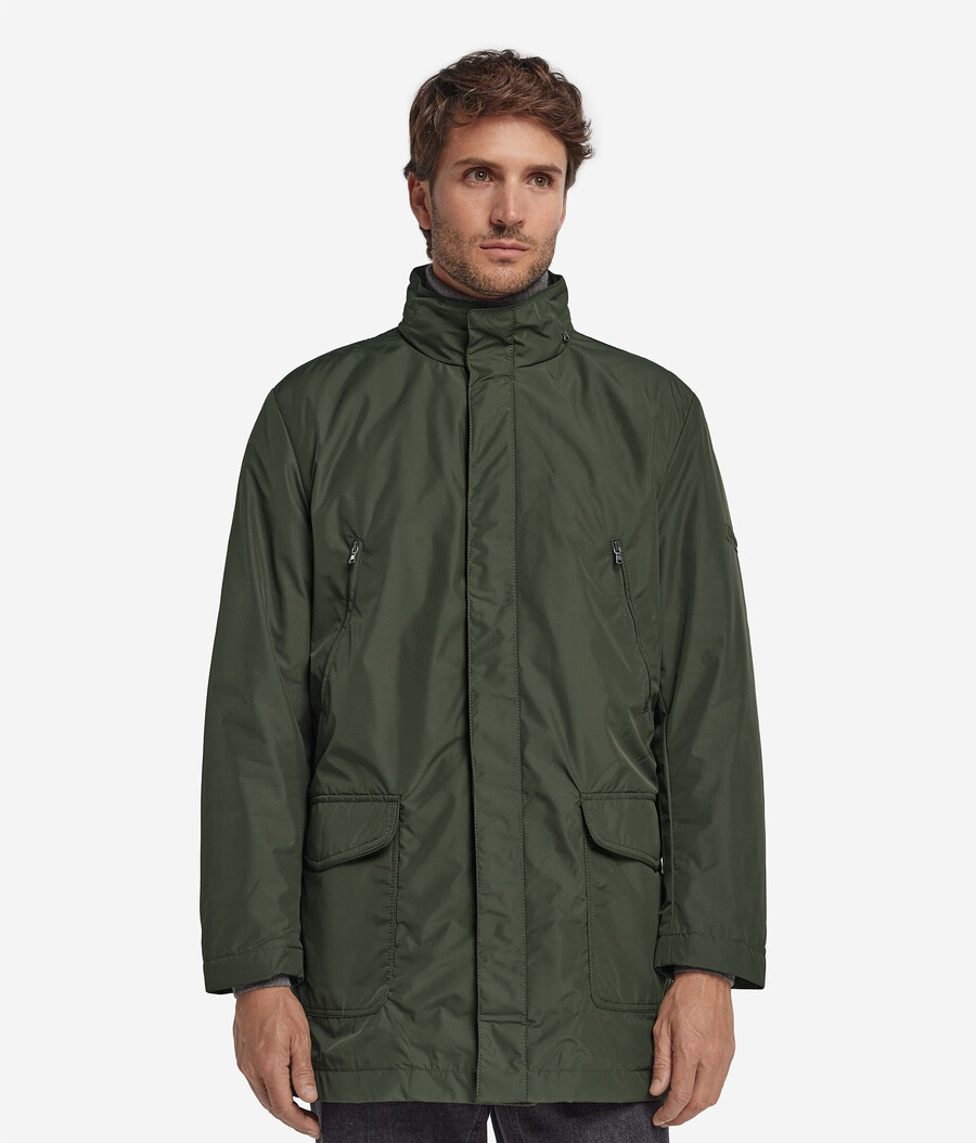 parka aus kaschmir-funktionsgewebe