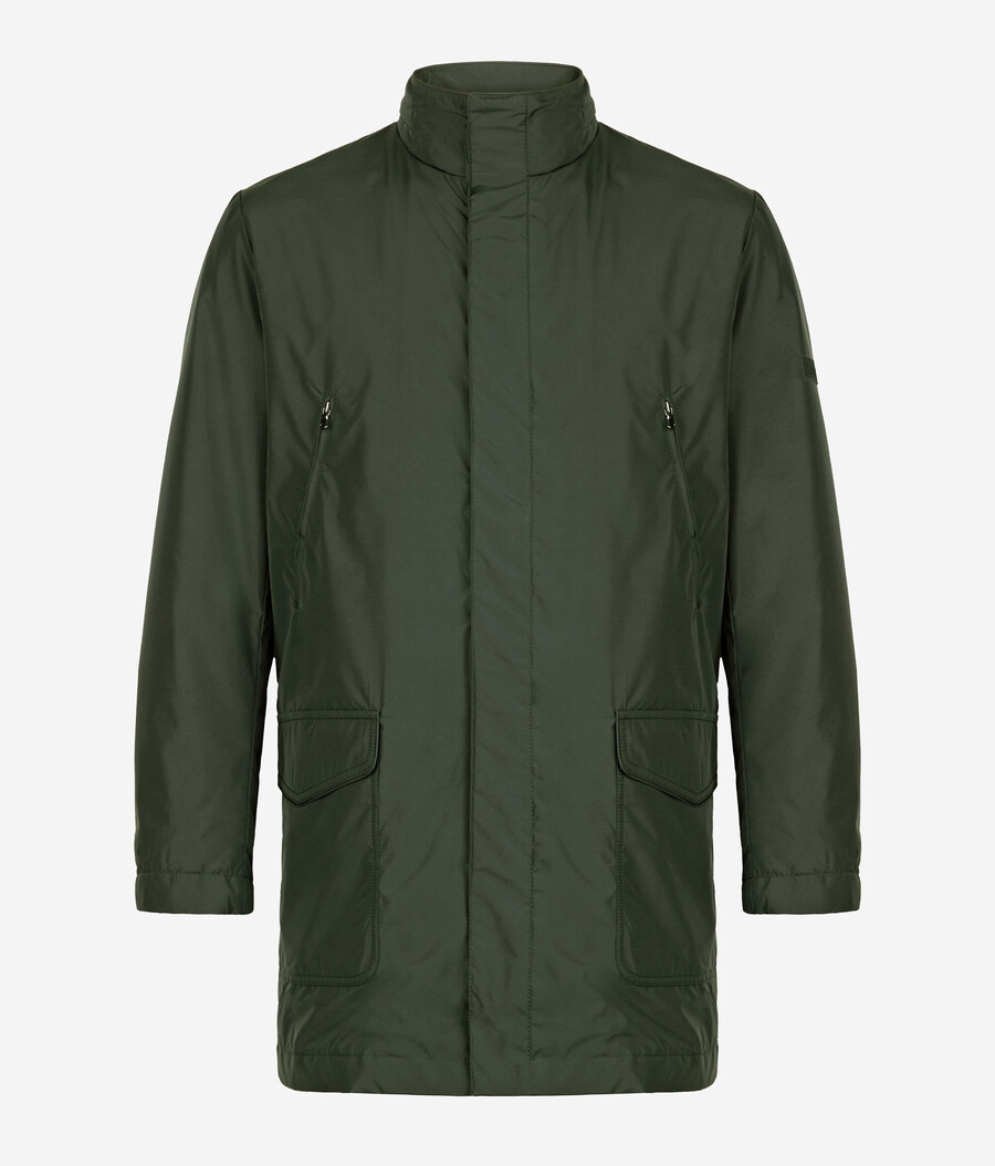 parka aus kaschmir-funktionsgewebe