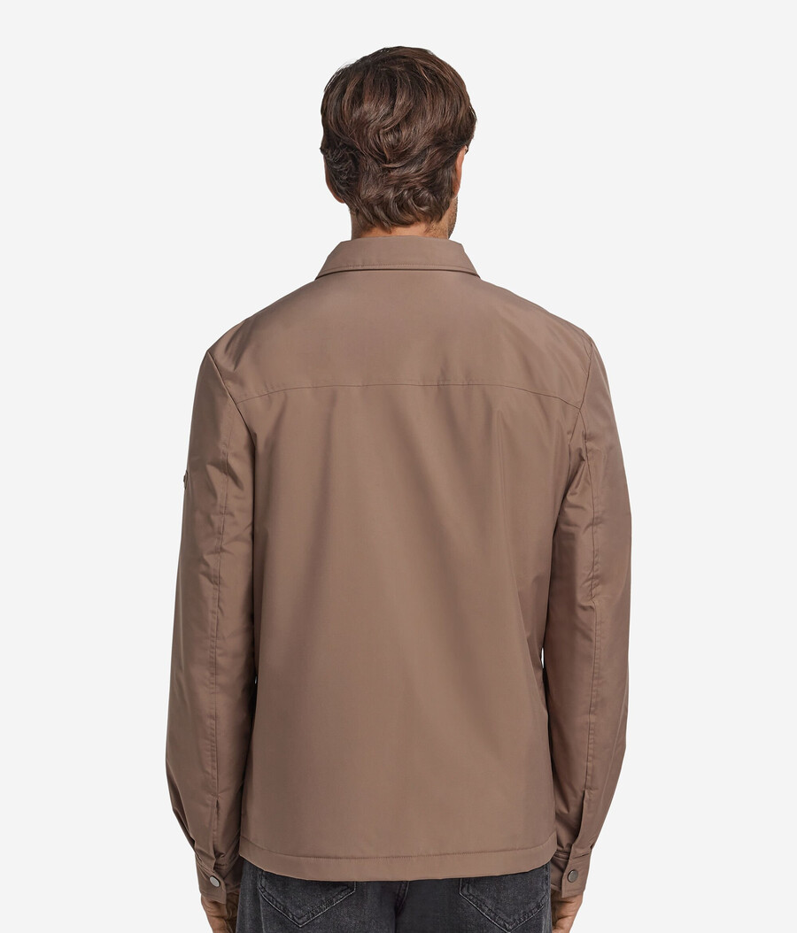 technisches overshirt mit reißverschluss