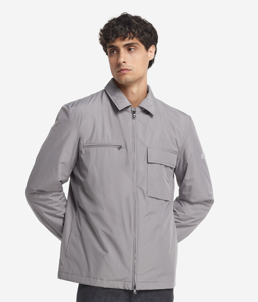 technisches overshirt mit reißverschluss