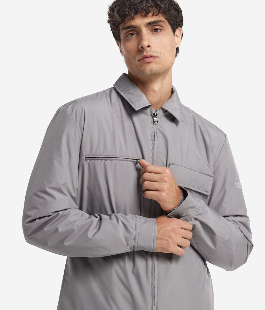 technisches overshirt mit reißverschluss