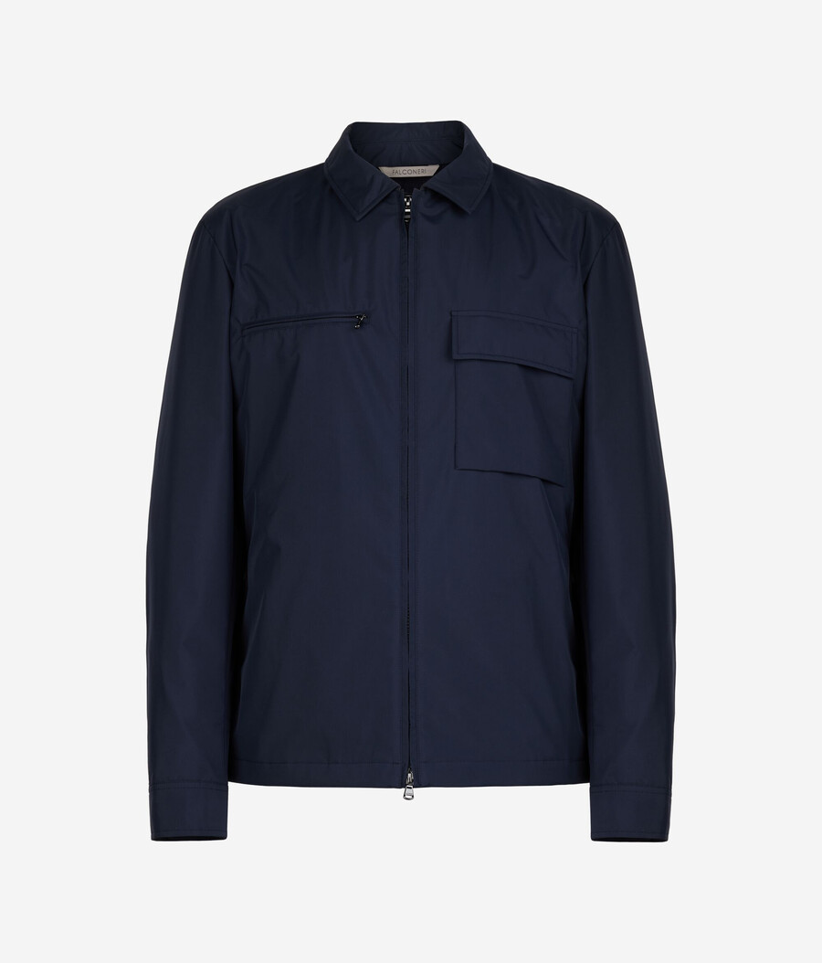 technisches overshirt mit reißverschluss
