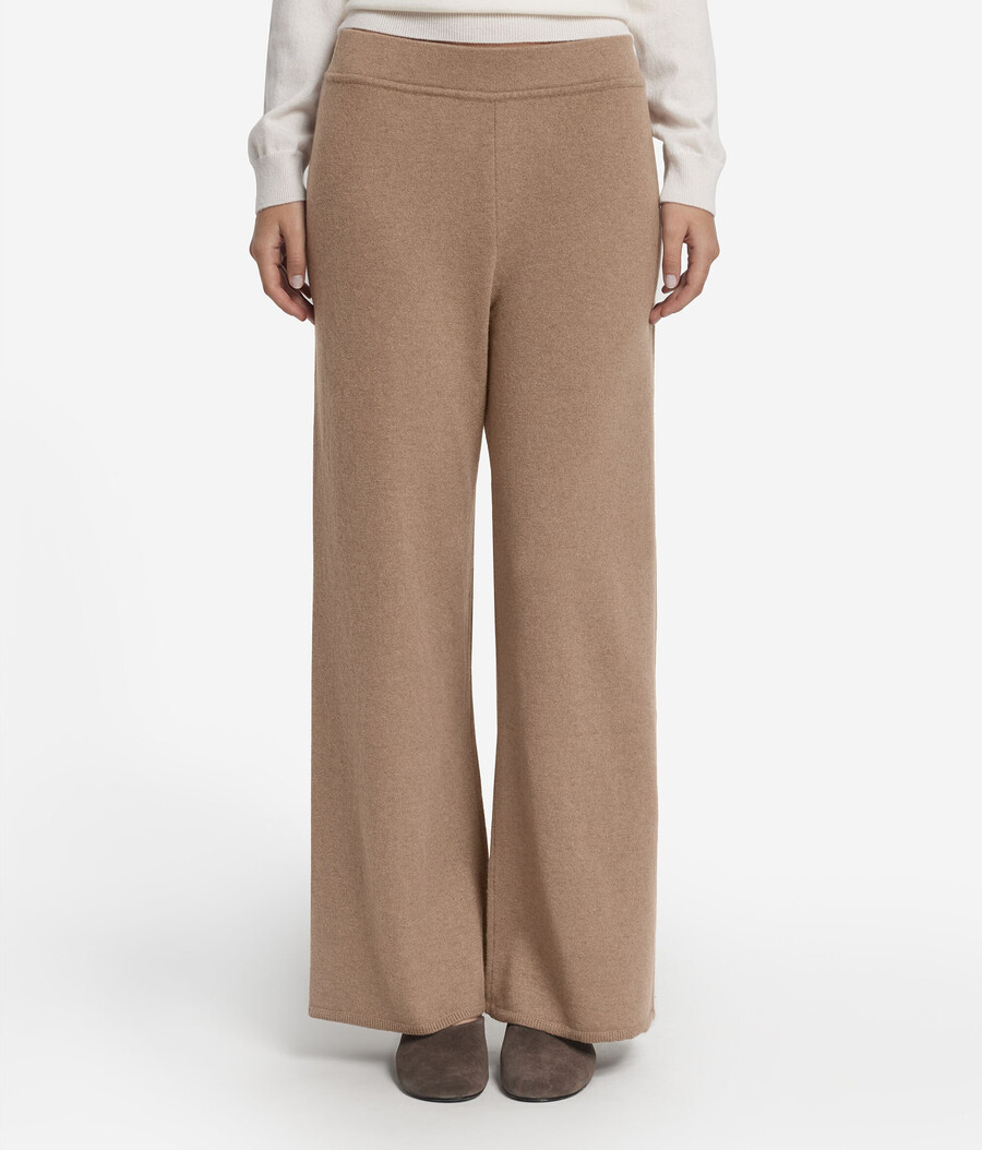 ultraweiche palazzo-hose aus kaschmir