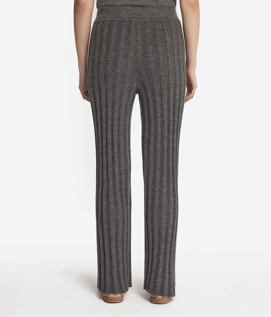 gerippte palazzo-hose aus kaschmir